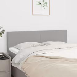 VidaXL 345784 testiera e pedana Grigio chiaro
