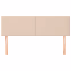 vidaXL Testiere 2 pz Cappuccino 72x5x78/88 cm in Similpelle - Vista aggiuntiva 3
