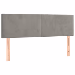 VidaXL 345798, Grigio chiaro, Poliestere, Legno, 720 mm, 78 cm, 88 cm, 50 mm
