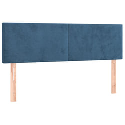 VidaXL 345802 testiera e pedana Blu scuro