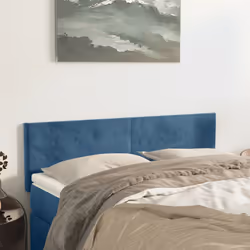 VidaXL 345802 testiera e pedana Blu scuro