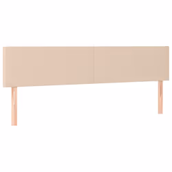 vidaXL Testiere 2 pz Cappuccino 80x5x78/88 cm in Similpelle - Vista aggiuntiva 2