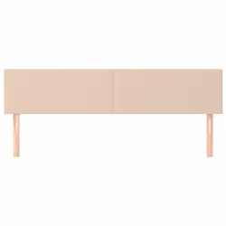 vidaXL Testiere 2 pz Cappuccino 80x5x78/88 cm in Similpelle - Vista aggiuntiva 3