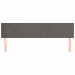 vidaXL Testiera 2 pz Grigio Scuro 80x5x78/88 cm in Velluto - Vista aggiuntiva 3