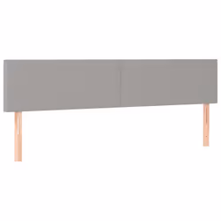 VidaXL 345844, Grigio chiaro, Poliestere, Legno, 2000 mm, 78 cm, 88 cm, 50 mm