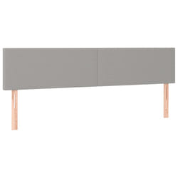 VidaXL 345844 testiera e pedana Grigio chiaro