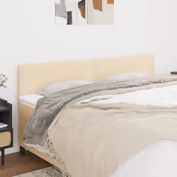 VidaXL 345949 testiera e pedana Crema