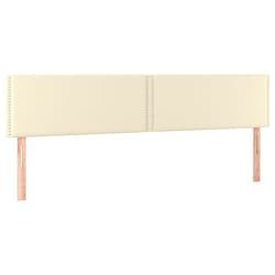 VidaXL 345954 testiera e pedana Crema