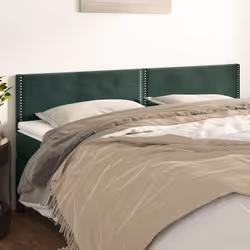 VidaXL 346001 testiera e pedana Verde scuro - Vista aggiuntiva 2