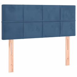 vidaXL Testiera Blu Scuro 80x5x78/88 cm in Velluto - Vista aggiuntiva 2