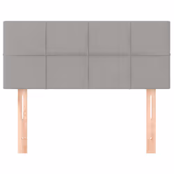 VidaXL 346018 testiera e pedana Grigio chiaro