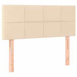 VidaXL 346023, Crema, Poliestere, Legno, 900 mm, 78 cm, 88 cm, 50 mm