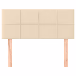 VidaXL 346023 testiera e pedana Crema