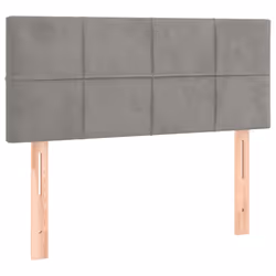VidaXL 346026, Grigio chiaro, Poliestere, Legno, 900 mm, 78 cm, 88 cm, 50 mm