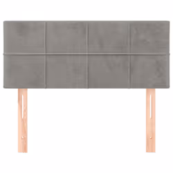 VidaXL 346026 testiera e pedana Grigio chiaro