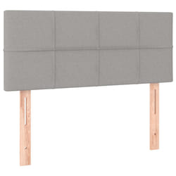 VidaXL 346032 testiera e pedana Grigio chiaro