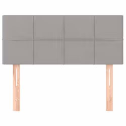 VidaXL 346032 testiera e pedana Grigio chiaro