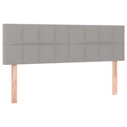 VidaXL 346046 testiera e pedana Grigio chiaro