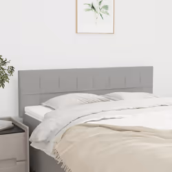 VidaXL 346046 testiera e pedana Grigio chiaro