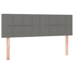 VidaXL 346047 testiera e pedana Grigio scuro