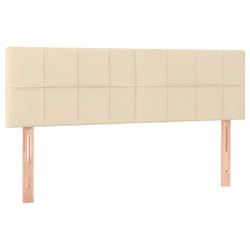 VidaXL 346051 testiera e pedana Crema