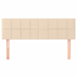 VidaXL 346051 testiera e pedana Crema