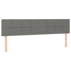 VidaXL 346061 testiera e pedana Grigio scuro