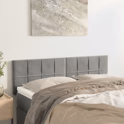 VidaXL 346068 testiera e pedana Grigio chiaro - Vista aggiuntiva 2