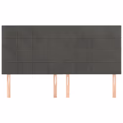 VidaXL 346069 testiera e pedana Grigio scuro - Vista aggiuntiva 3