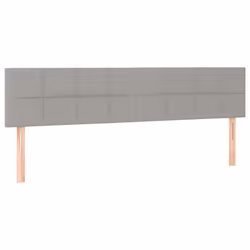 VidaXL 346074, Grigio chiaro, Poliestere, Legno, 1800 mm, 78 cm, 88 cm, 50 mm