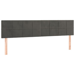 VidaXL 346097 testiera e pedana Grigio scuro
