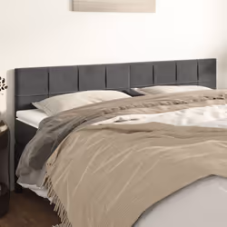 VidaXL 346097 testiera e pedana Grigio scuro