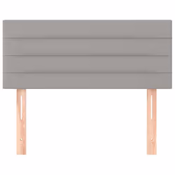 vidaXL Testiera Grigio Chiaro 90x5x78/88 cm in Tessuto - Vista aggiuntiva 3