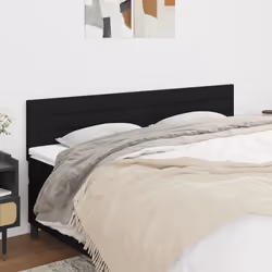 VidaXL 346160 testiera e pedana Nero