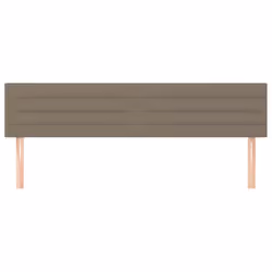 vidaXL Testiera 2 pz Tortora 80x5x78/88 cm in Tessuto - Vista aggiuntiva 3