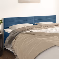 VidaXL 346170 testiera e pedana Blu scuro - Vista aggiuntiva 2