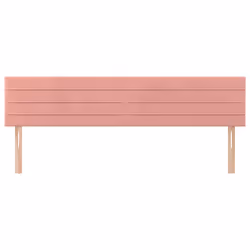 vidaXL Testiera 2 pz Rosa 80x5x78/88 cm in Velluto - Vista aggiuntiva 3