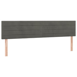 VidaXL 346181 testiera e pedana Grigio scuro