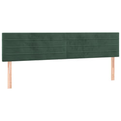 VidaXL 346183 testiera e pedana Verde scuro