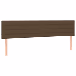 VidaXL 346189, Marrone scuro, Poliestere, Legno, 2000 mm, 78 cm, 88 cm, 50 mm