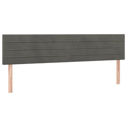 VidaXL 346195 testiera e pedana Grigio scuro