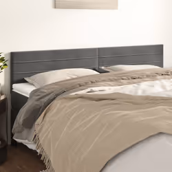 VidaXL 346195 testiera e pedana Grigio scuro