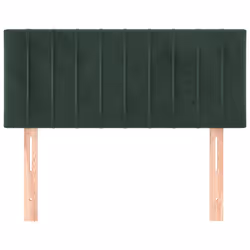 VidaXL 346225 testiera e pedana Verde scuro
