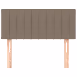 vidaXL Testiera Tortora 100x5x78/88 cm in Tessuto - Vista aggiuntiva 3