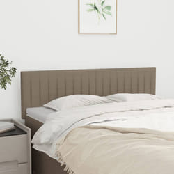 vidaXL Testiere 2 pz Tortora 72x5x78/88 cm in Tessuto