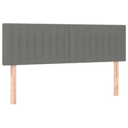 VidaXL 346257 testiera e pedana Grigio scuro