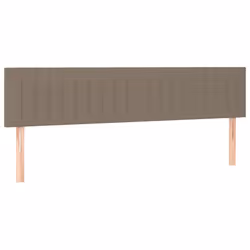 Testiera 2 pz Tortora 90x5x78/88 cm in Tessutocod mxl 71511 - Vista aggiuntiva 2
