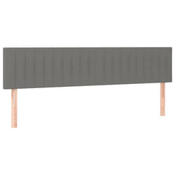 VidaXL 346285 testiera e pedana Grigio scuro