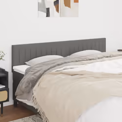 VidaXL 346285 testiera e pedana Grigio scuro