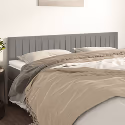 VidaXL 346292 testiera e pedana Grigio chiaro